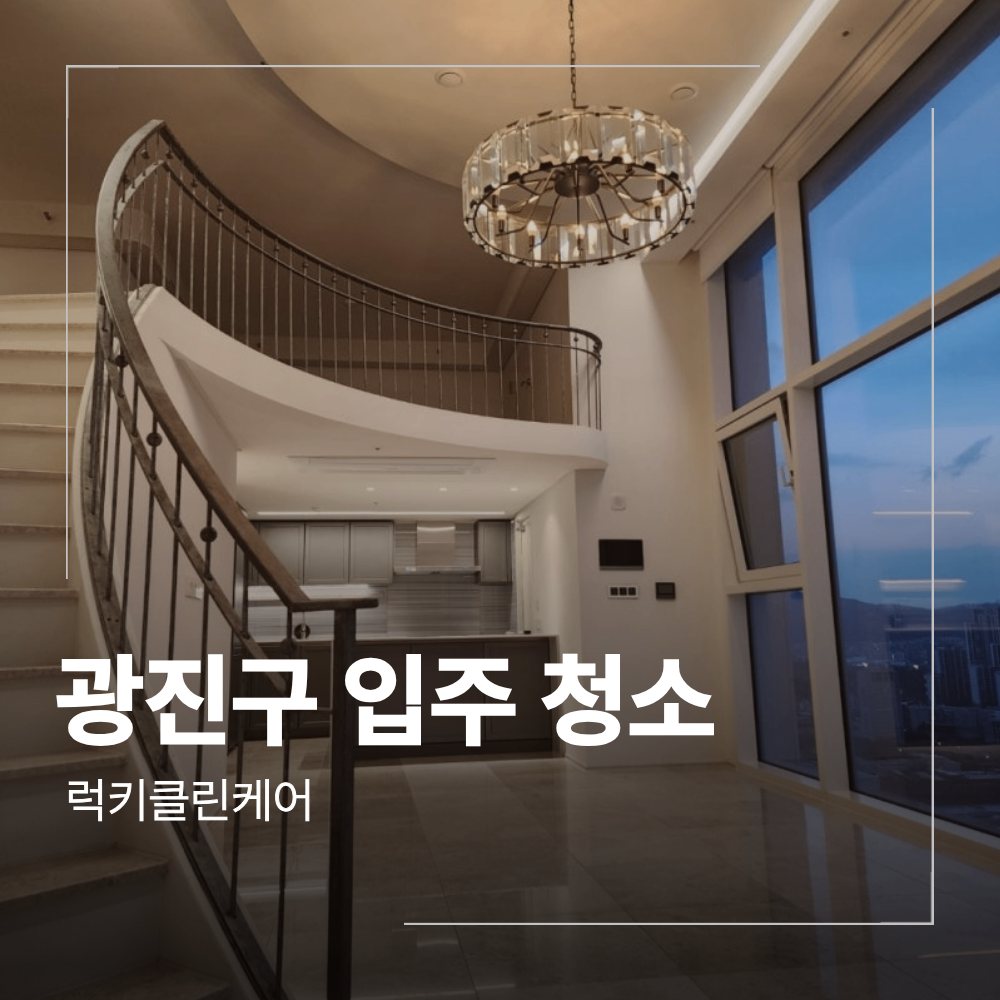 광진구 입주 청소 건대입구 더라움펜트하우스 후기